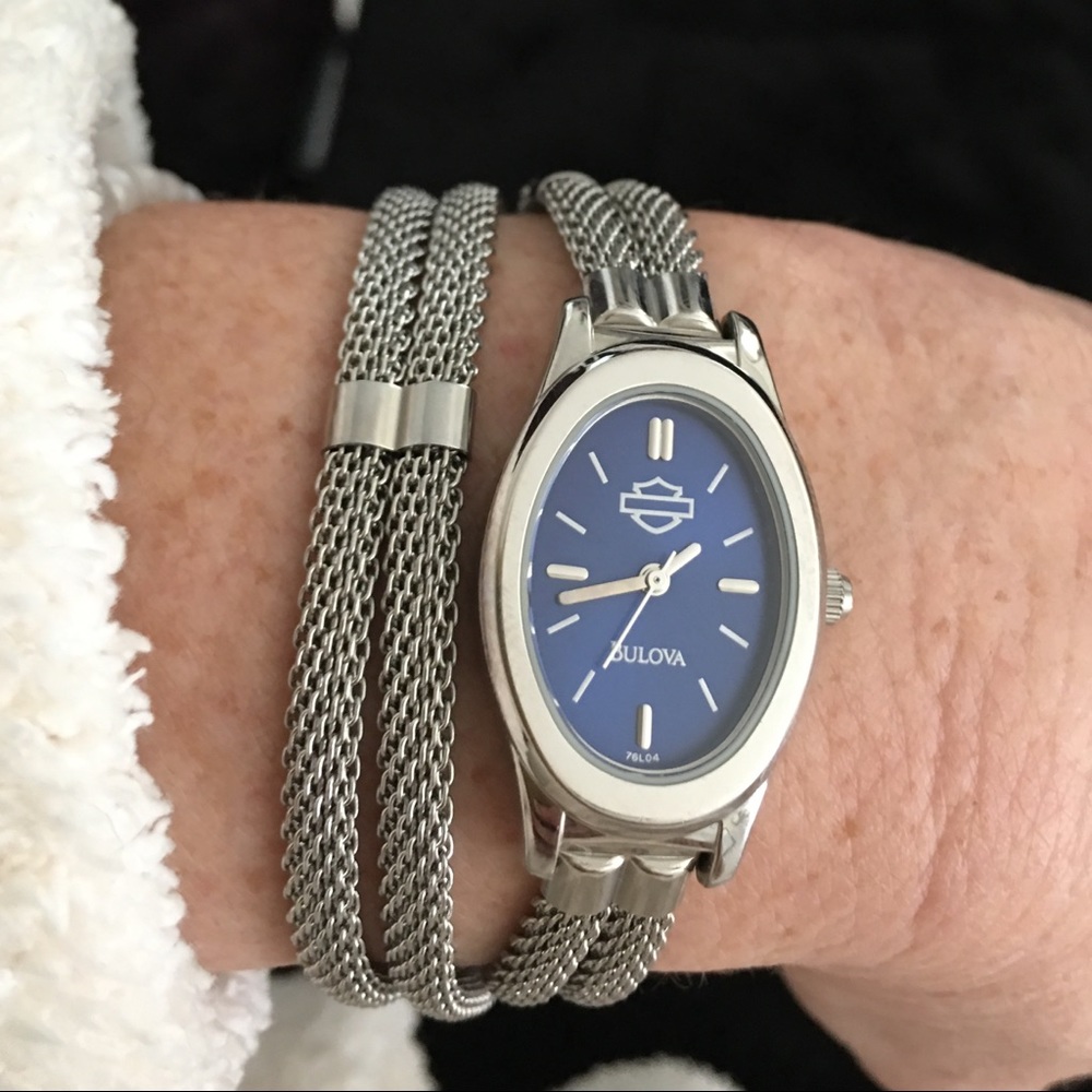 Bulova Harley Davidson wrap-around watch